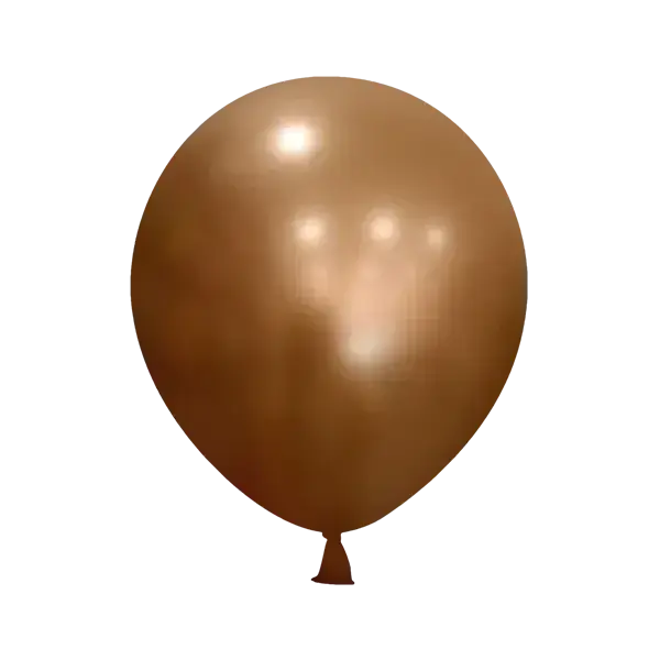 Globo chrome color oro pálido